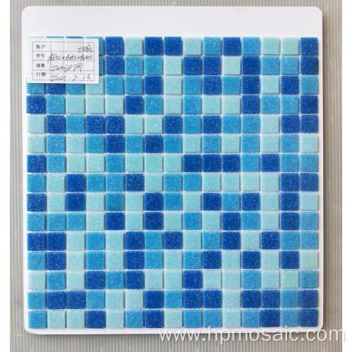 HOT MELT GLASS POOL TILE